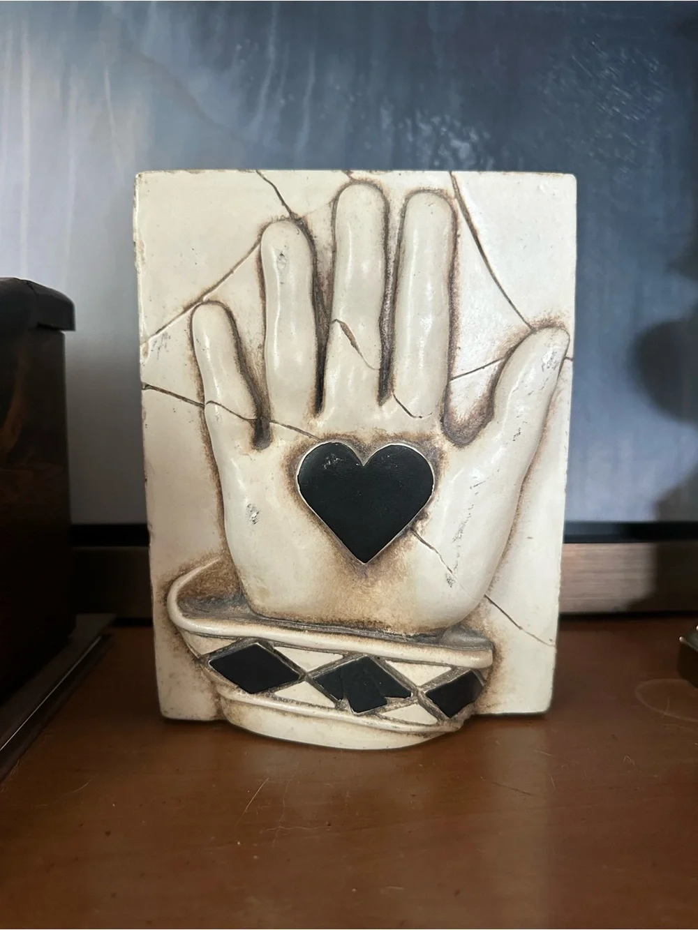 Set of 4 Cream and Silver Decorative Sid Dickens Tile Art
